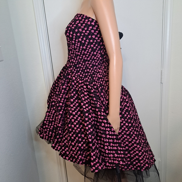 Dead Threads Alternative Black Pink Goth Scene Tulle Tutu Style Dress Sz M READ - Picture 3 of 10